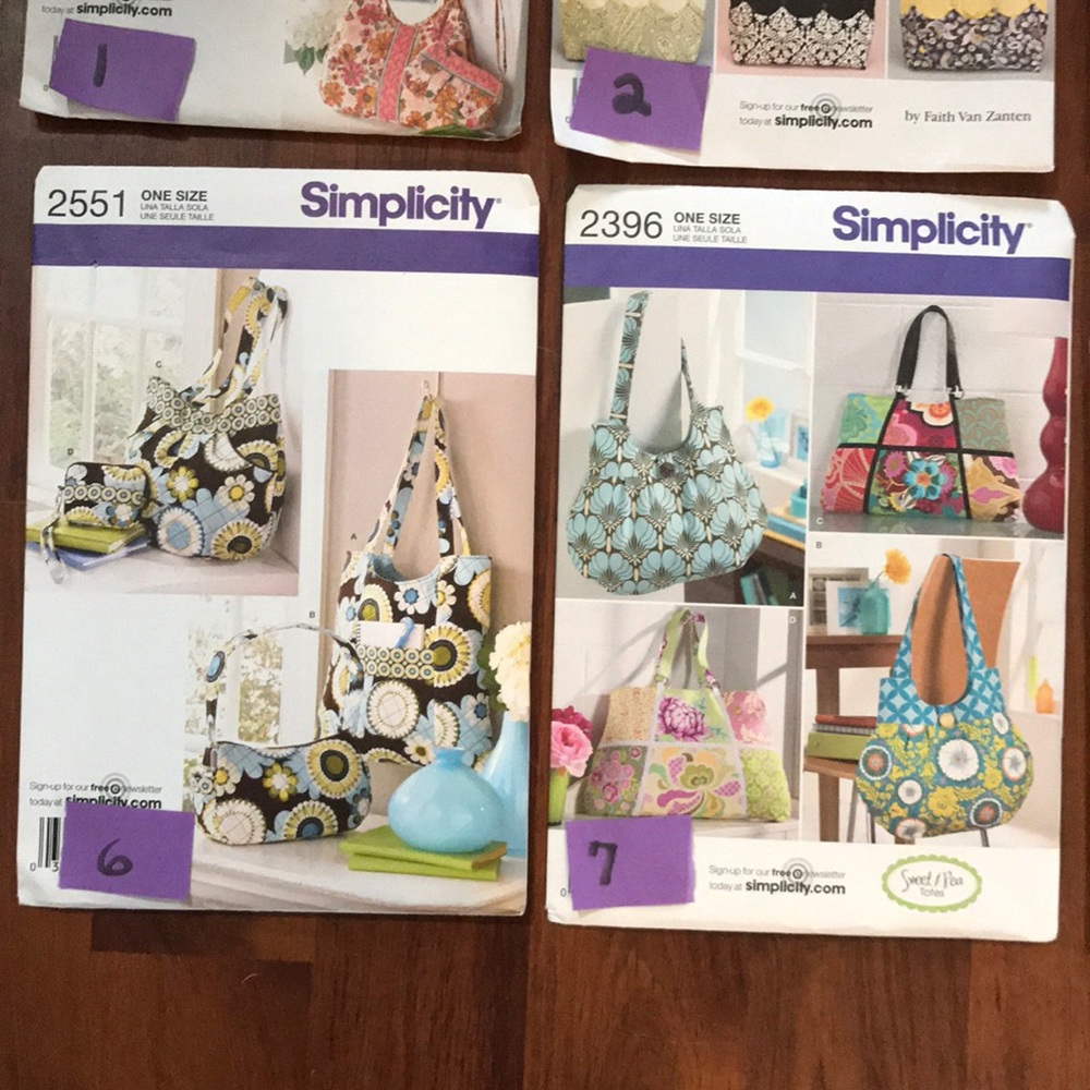 Simplicity Sewing Pattern For Handbags 👜 - Picture 5 of 7